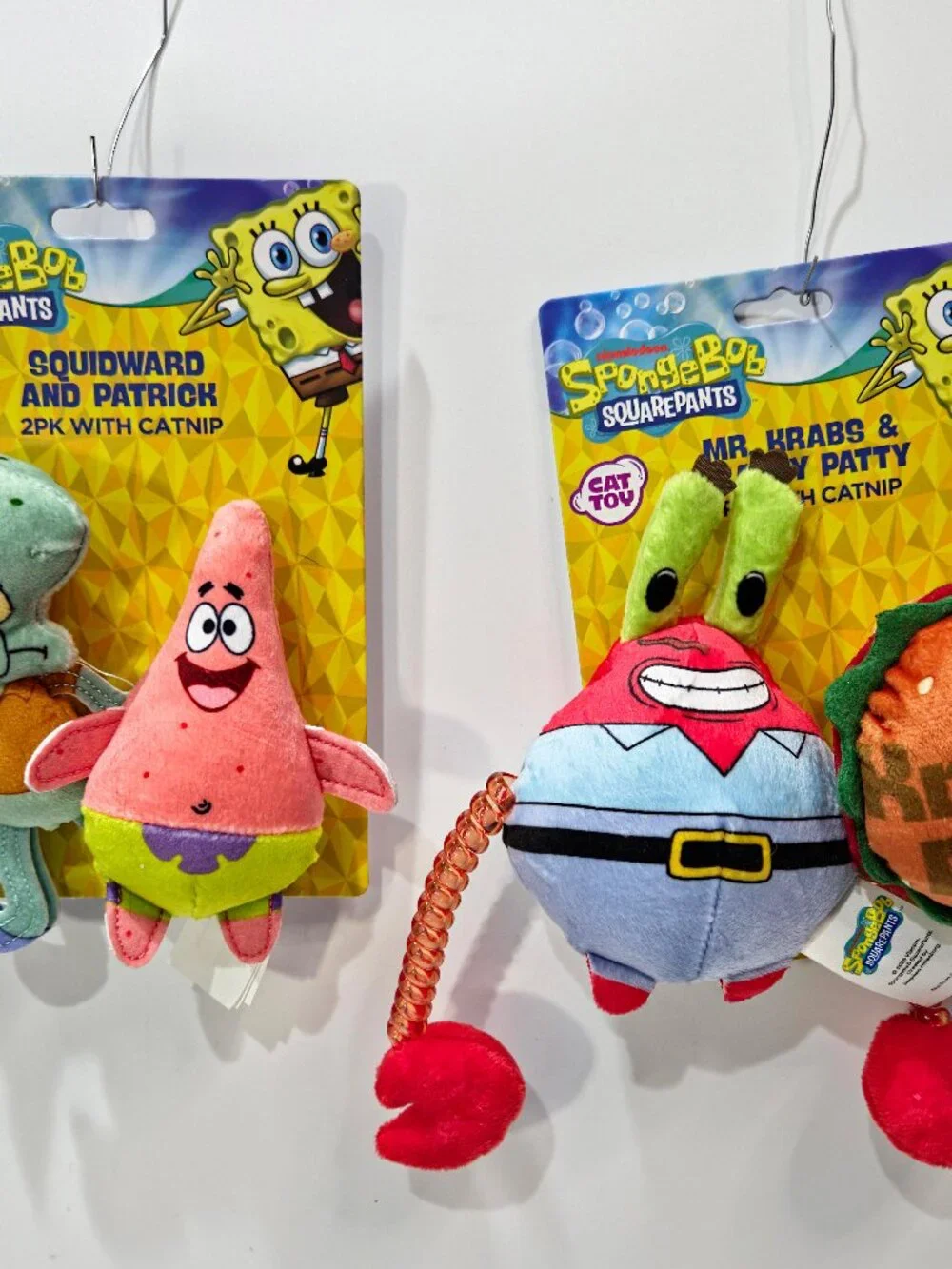 SpongeBob SquarePants Cat Toy Bundle, NEW